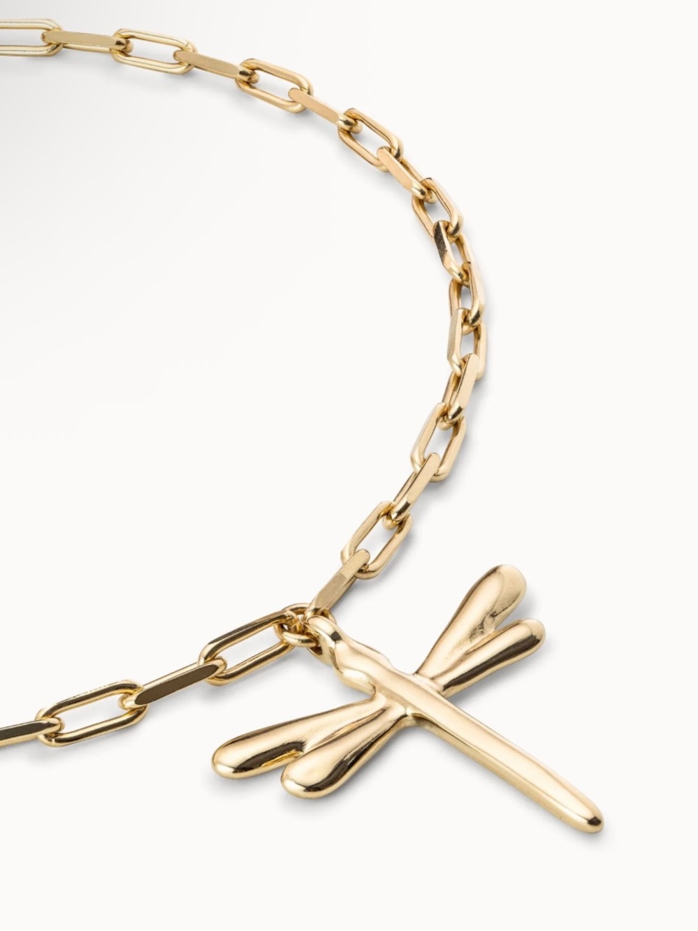 UNODE50 Gold Dragonfly NECKLACE FREEDOM